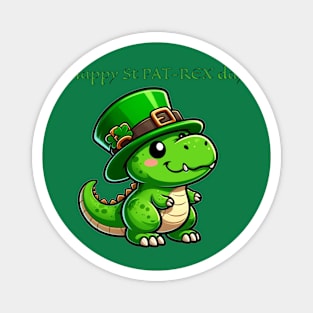 Saint Pat-rex day Magnet